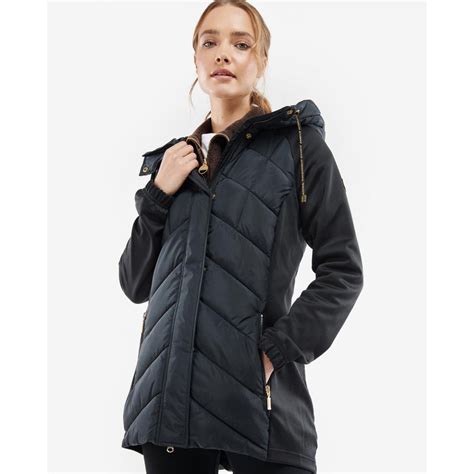 Barbour International Cobra Womens Quilted Hybrid Jacket Womens From