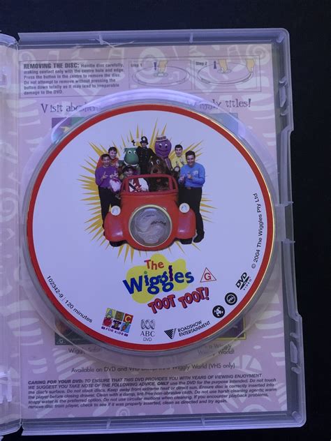 The Wiggles Toot Toot Dvd 1999 All Regions Retro Unit