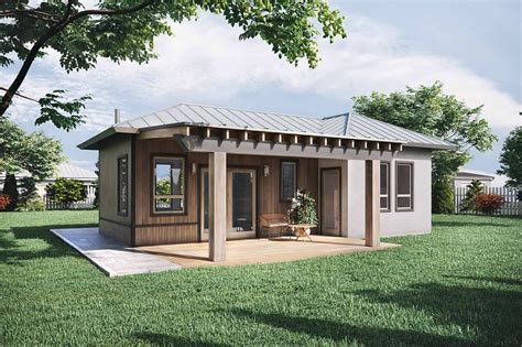 1 Bedroom House Plans Designed By Truoba Architect