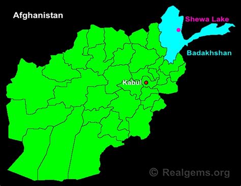 Afghanistan Map Badakhshan