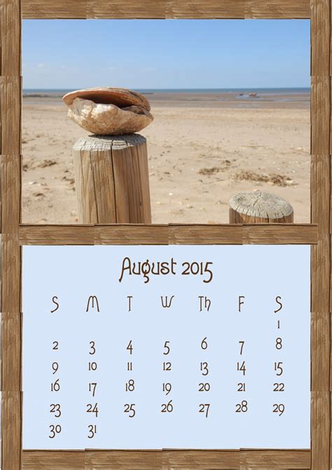 August 2015 Calendar Photo Free Stock Photo Public Domain Pictures
