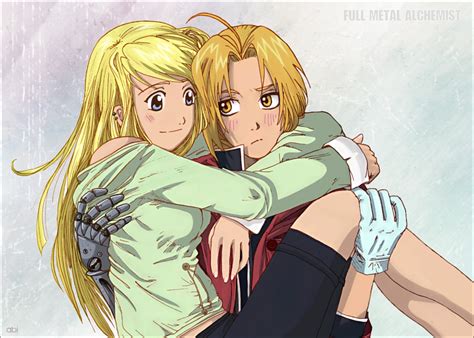 ed and winry full metal alchemist couples photo 34407080 fanpop