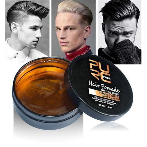PURC Hair Pomades Strong Hold Hairstyle Man Hair Waxes Long Lasting