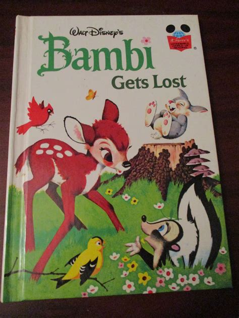 Walt Disney Wonderful World of Reading Bambi Gets Lost Book - Etsy UK