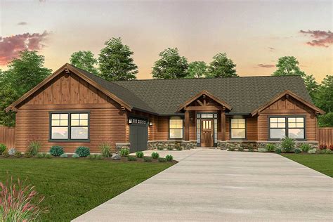 Mountain Ranch Home Plan 85218ms Architectural Designs House Plans