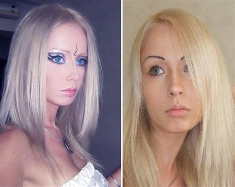Human Barbie Doll Valeria Lukyanova Before And After Plastic Surgery