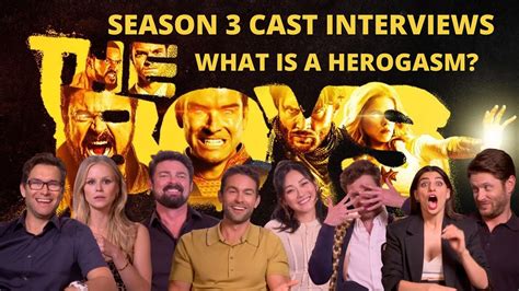 What Is A Herogasm The Boys Season 3 Cast Have The Answer Youtube