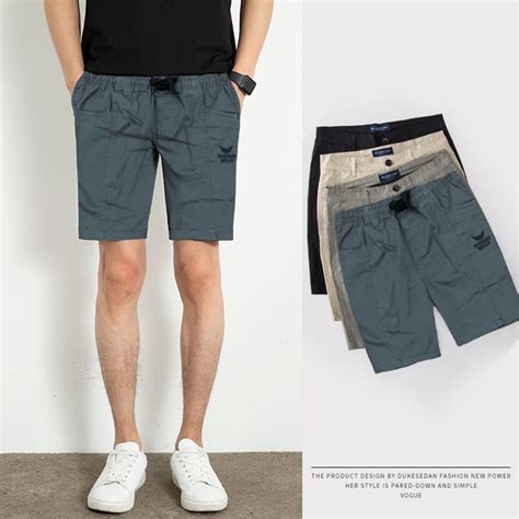 Cy Mens Four Pockets Cargo Shorts For Men Black Shorts Multiple Colors
