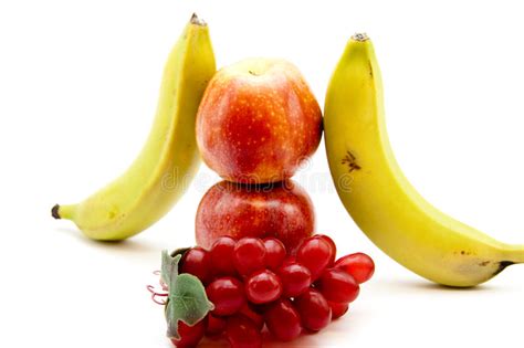 Apples And Bananas Stock Image Image Of Vitamins Background 35278747
