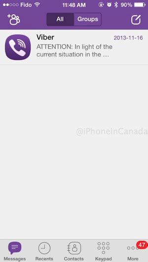 Viber Updated With Ios 7 Redesign Adds New Photovideo Sending