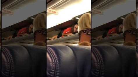 southwest airlines flight attendant inside overhead compartment perplexes passenger fox news
