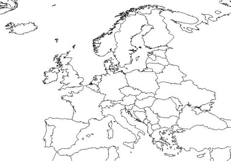 Blank Western Europe Map United States Map Sexiz Pix