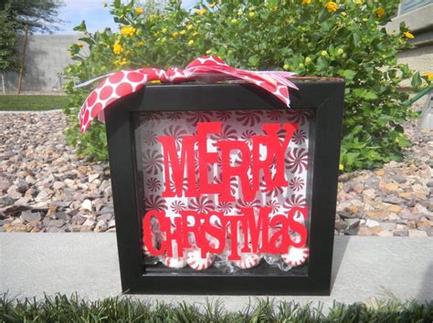 12 Ideas for Christmas Shadow Boxes Christmas Silhouette Projects