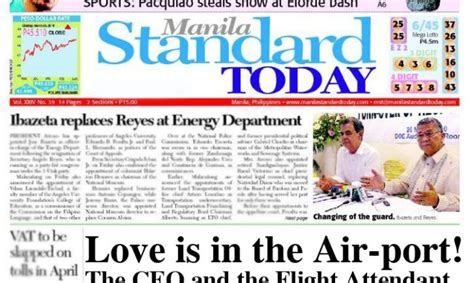 Check spelling or type a new query. Manila Standard Today to relaunch as The New Standard in ...