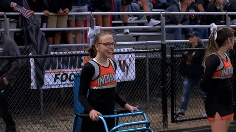 illinois girl diagnosed with cerebral palsy beats odds becomes cheerleader for winnebago high
