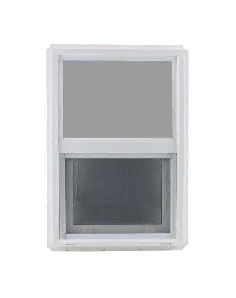 Double Pane Window 18 X 27 Tempered Glass Low E Pvc Frame