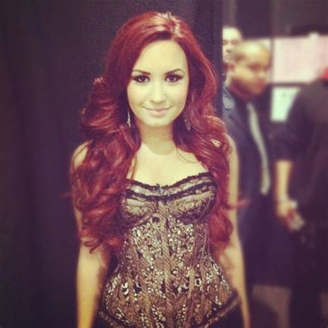 Loving The Red Hair Demi Lovato Red Hair Beautiful Celebrities