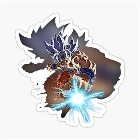 Goku Mastered Ultra Instinct Sticker For Sale By Wajahathassan