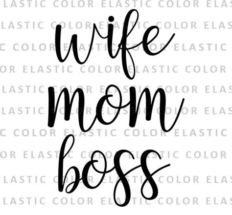 Download Wife mom boss svg file mom t shirt and mug vector designs ...