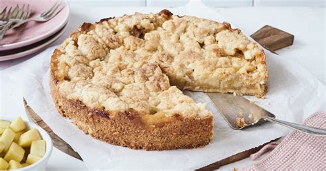 Veganer Apfelkuchen einfach mit leckeren Streuseln