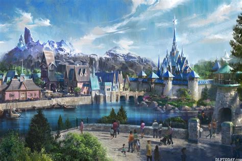 First Concept Art For New Frozen Themed Land At Walt Disney Studios Park