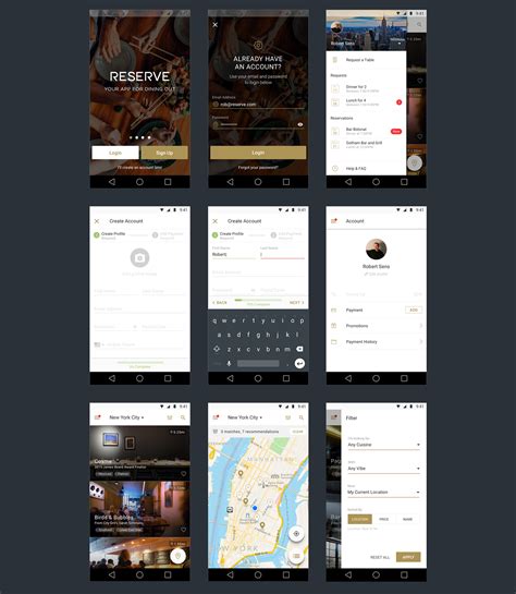 A restaurant app enables restaurants to further expand their contact with their guests and thus strengthen customer loyalty. Restaurant Reservation Booking App | Android | UX, UI on ...