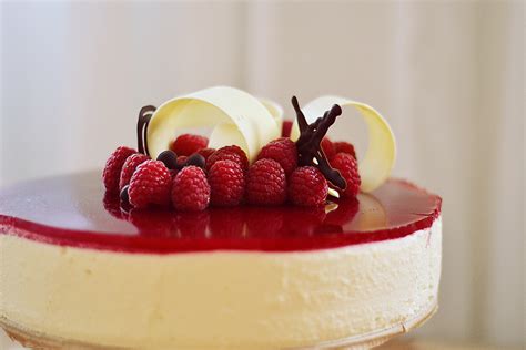 This white chocolate raspberry cake combines white chocolate cake layers with a white chocolate buttercream, fresh raspberries i'm actually not a fan of white chocolate. White Chocolate Mousse Cake with passion fruit & raspberry ...