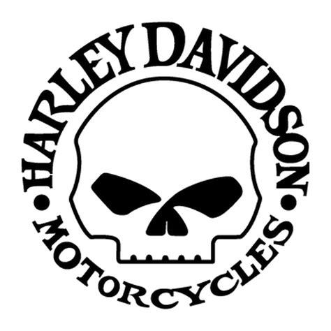 Harley Davidson Skull Sticker 2nd Model