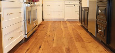 Wide Plank Hickory Flooring | Hickory Pecan by Sawyer Mason