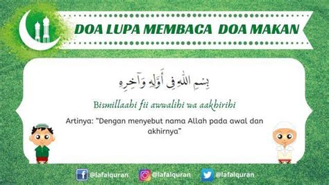Doa Sebelum dan Sesudah Makan Arab Latin dan Artinya - Lafalquran.com