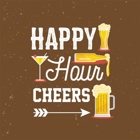 Royalty Free Happy Hour Sign Clip Art Vector Images And Illustrations