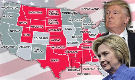 Us Map Of Democratic And Republican States 2016 Zip Code Map