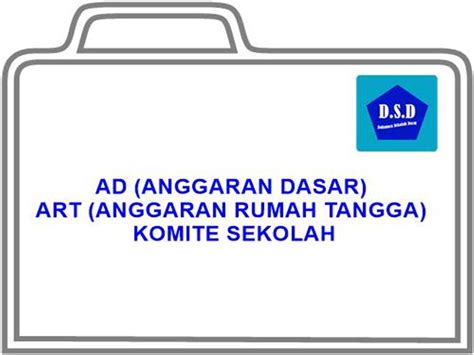 Contoh AD ART Komite Sekolah SD Lengkap - dem