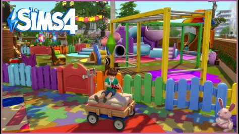 Kids Playground Sims 4 Newcrest Community Lot Speed Build No Cc