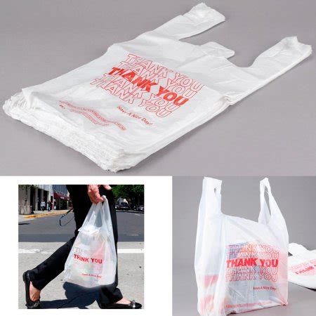 Plastic bags with a big smiley face or a repeated message of thank you are everywhere. 1200 Retail Thank You Plastic Bags Recyclable Grocery Bag ...