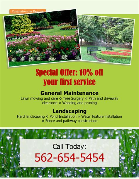 Lawn Care Flyer Template Free For Your Needs