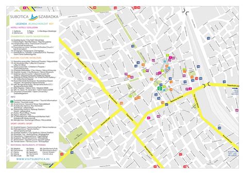 Map Of Subotica By Visit Subotica Issuu