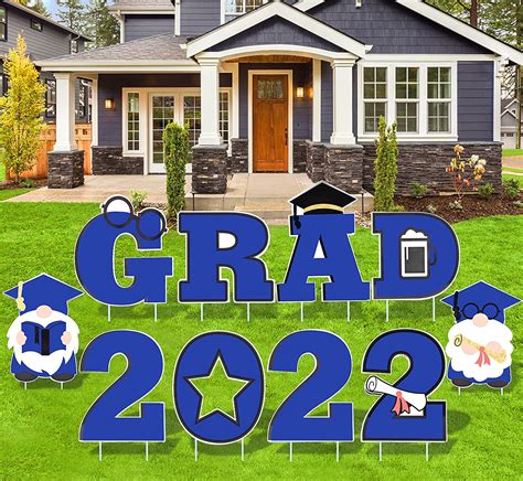 Buy Graduation Yard Sign Decorations 2022 Congrats Graduation Lawn