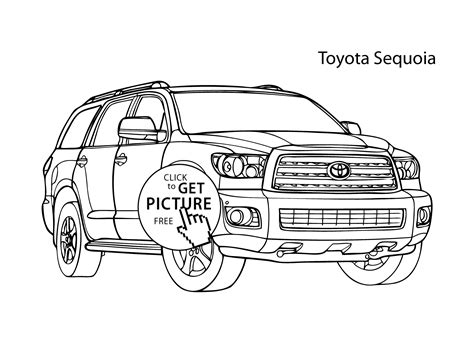 Toyota 4x4 Coloring Pages Coloring Pages