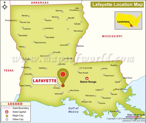 Where Is Lafayette Located In Louisiana Usa