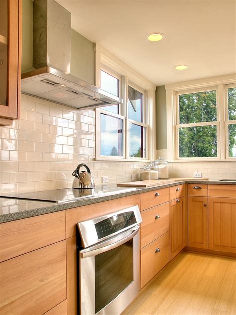 Add a splash of distinction to your decor with this 12 in. Impressive subway tile backsplash in Kitchen Traditional ...