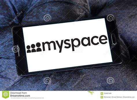Myspace Social Networking Website Logo Editorial Stock Photo Image Of