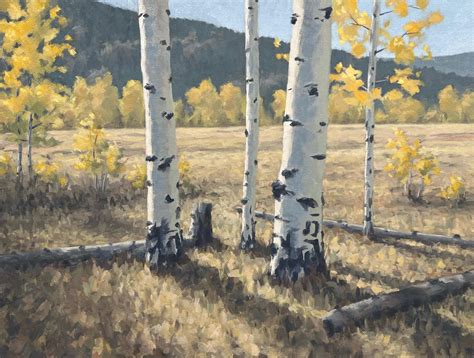Oil Landscape Critique Needed Aspen Trees In Fall Wetcanvas Online
