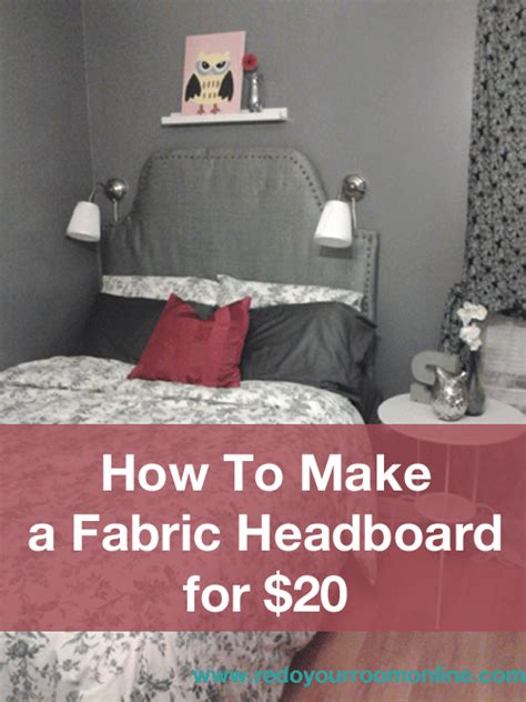 Diy Fabric Headboard Tutorial In Just 8 Easy Steps Diy Fabric