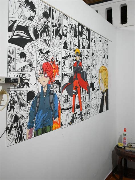 Mural Anime Estilo Manga Yiloography Mural Wall Art Mural
