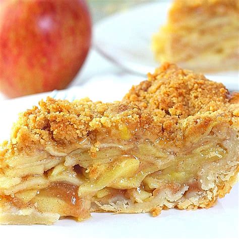 Dutch Apple Pie With Crumb Topping • Now Cook This
