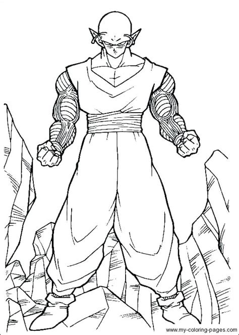Dragon Ball Z Coloring Pages Vegeta At Free