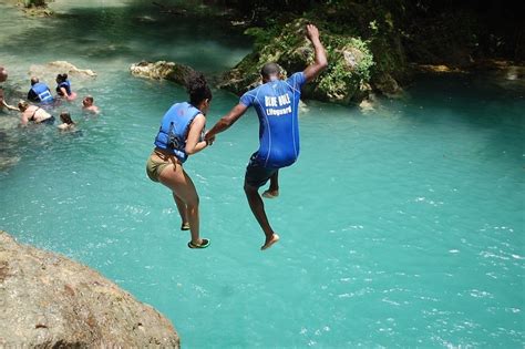 Full Day Fun Blue Hole Secret Falls And Dunns River Falls