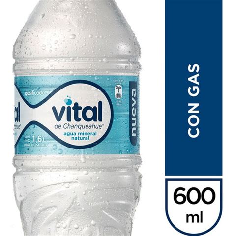 Agua Mineral Con Gas Pet Vital 600cc1unisuper Cuotas Sin Interés