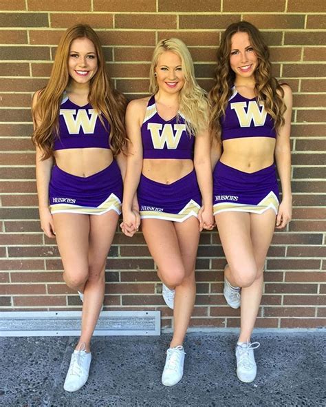 Meet Allie Bruener University Of Washington Cheerleader Uniformes De